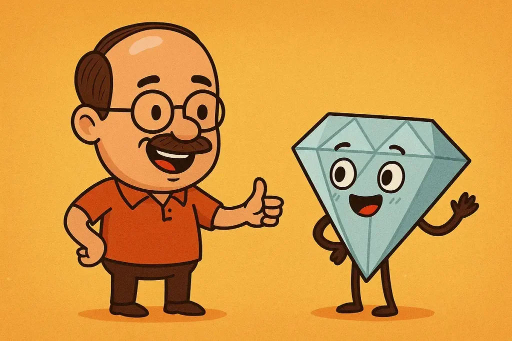 Are you a diamond? You’re absolutely a gem.