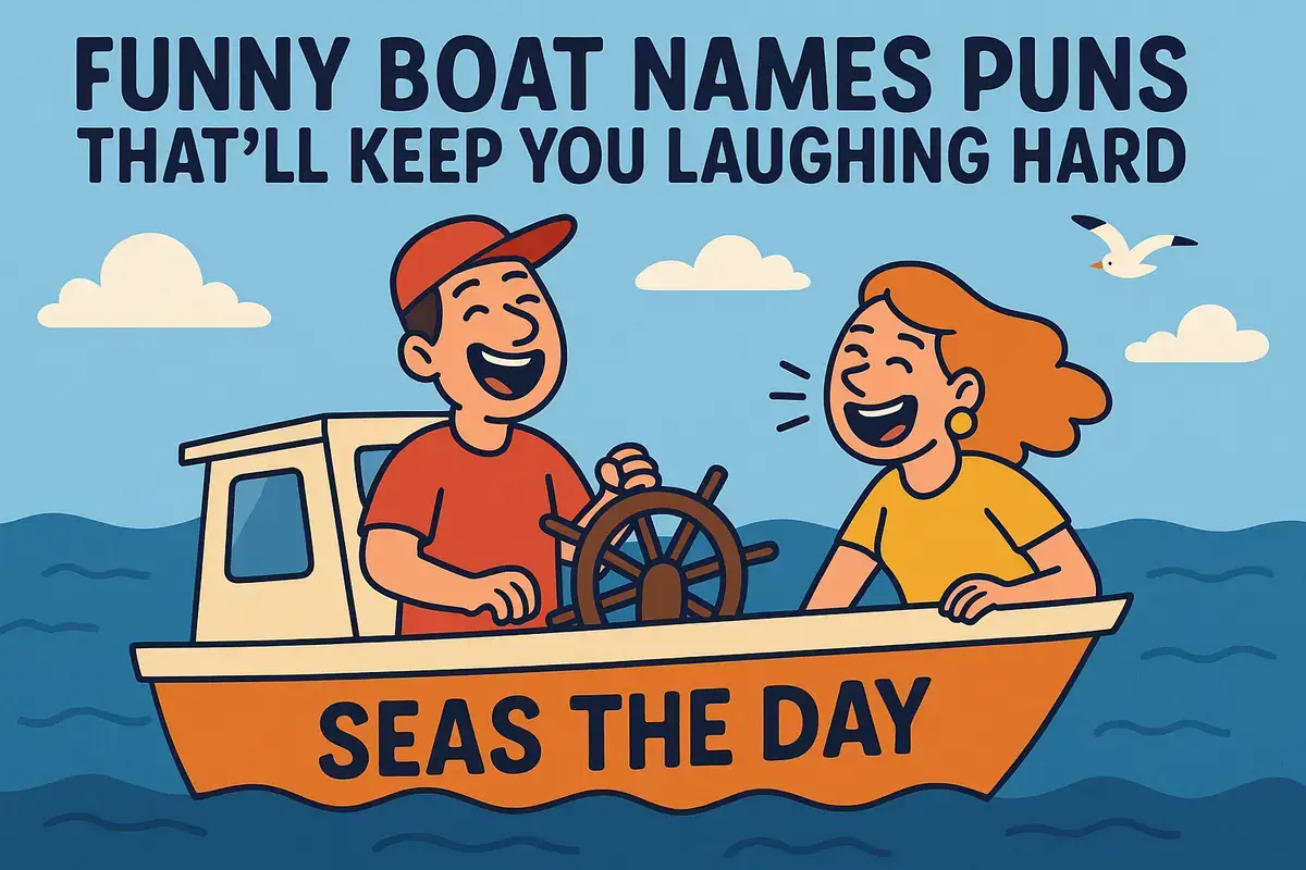 Funny Boat Names Puns That’ll Keep You Laughing