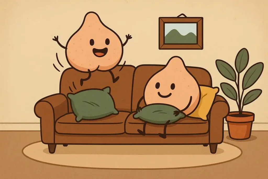 Romantic testicle puns