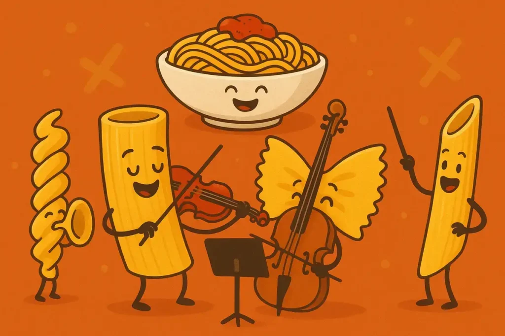Finale Pasta Party fun