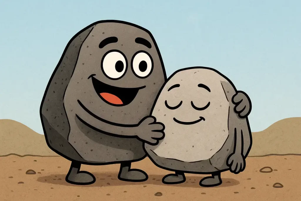 Boulders carry the weight of fun.