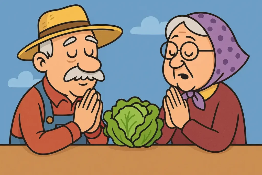 Ole said lettuce pray.