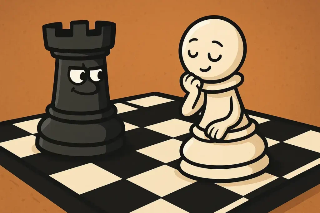 A wise pawn knows when to pause.