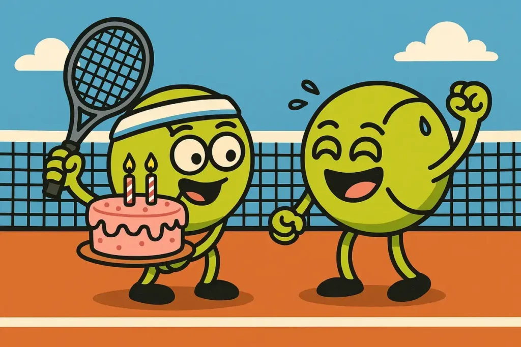 Tennis Puns and Captions for Birthday Party