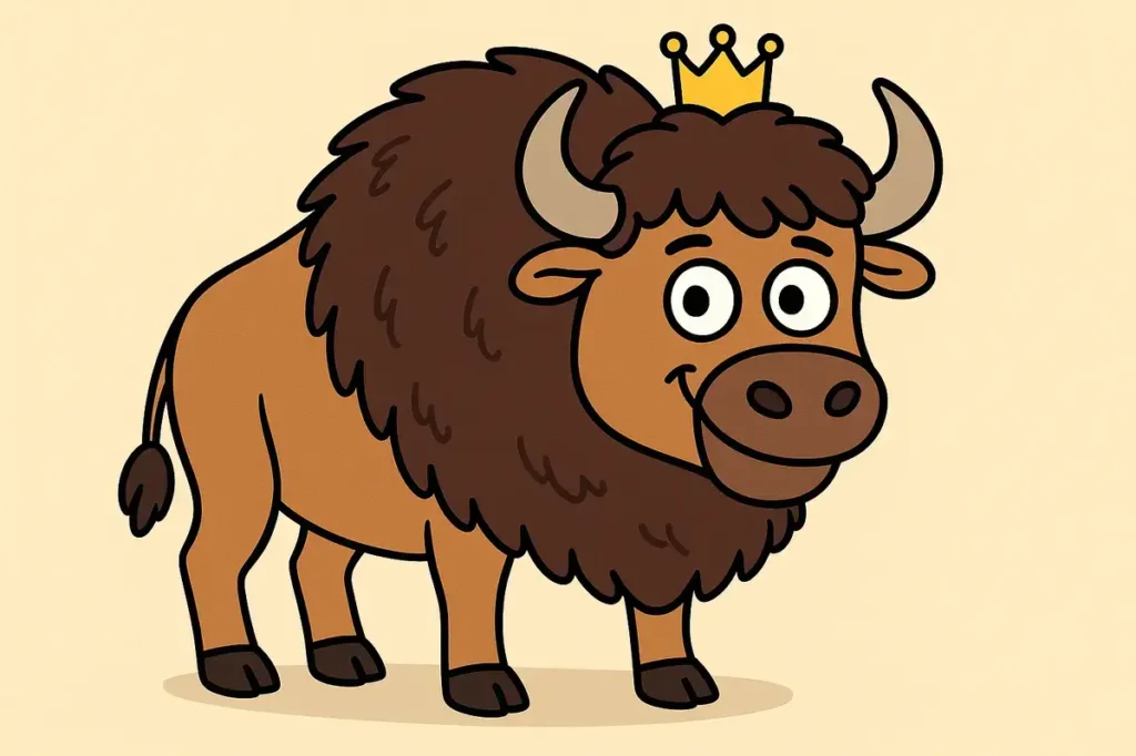 Cute Bison and Buffalo Giggles for Kids