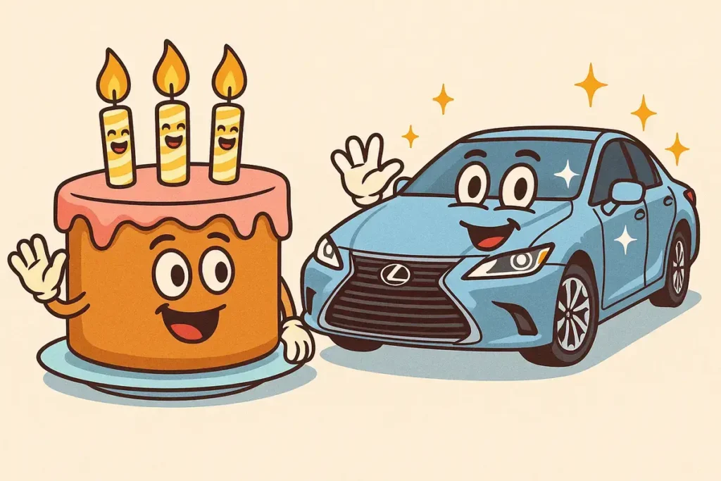 Lexus Puns and Captions for Birthday Party