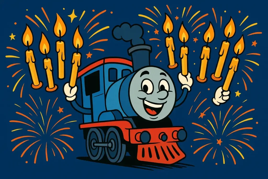 Train Puns and Captions for Birthday Party