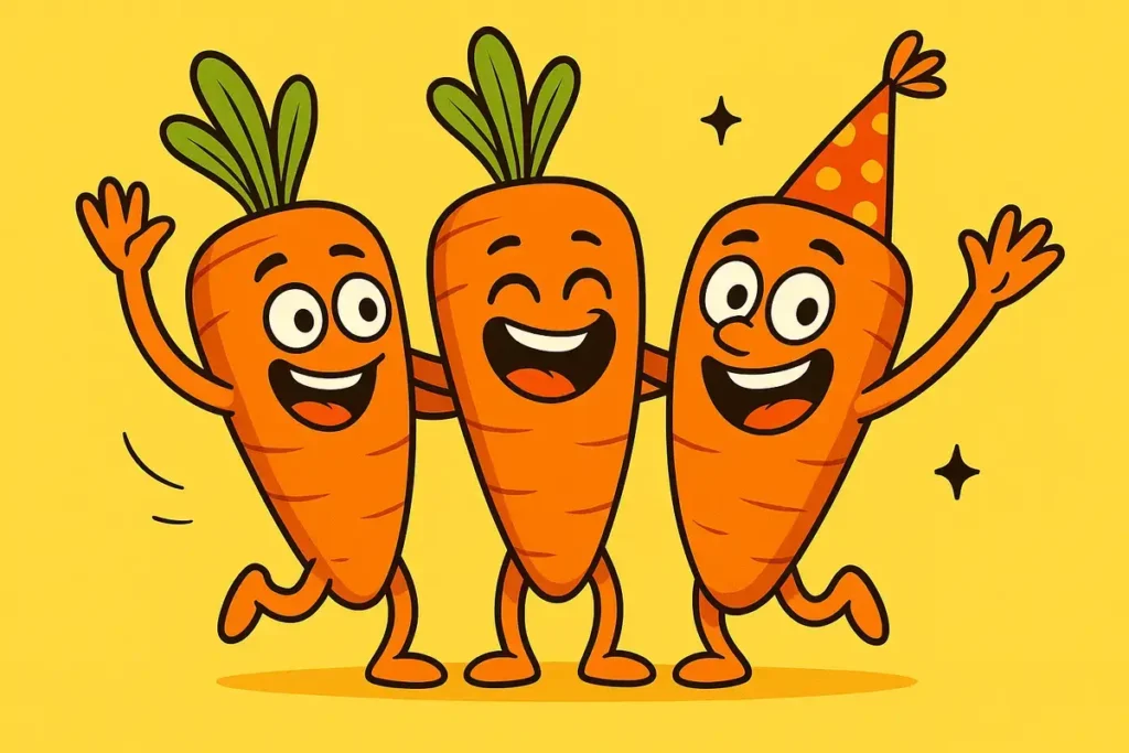Carrots wish you a root-tastic birthday!