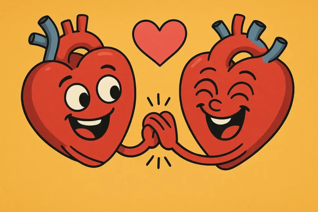 Hearts double tap pure joy.