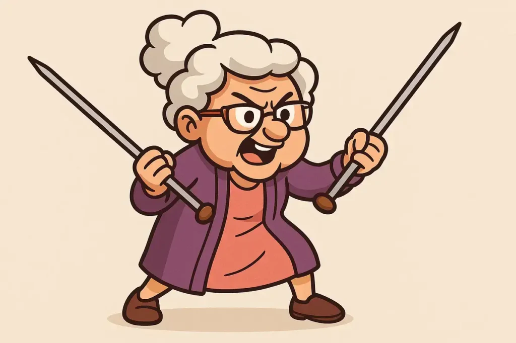 Grandma Humor with a Dark Twist