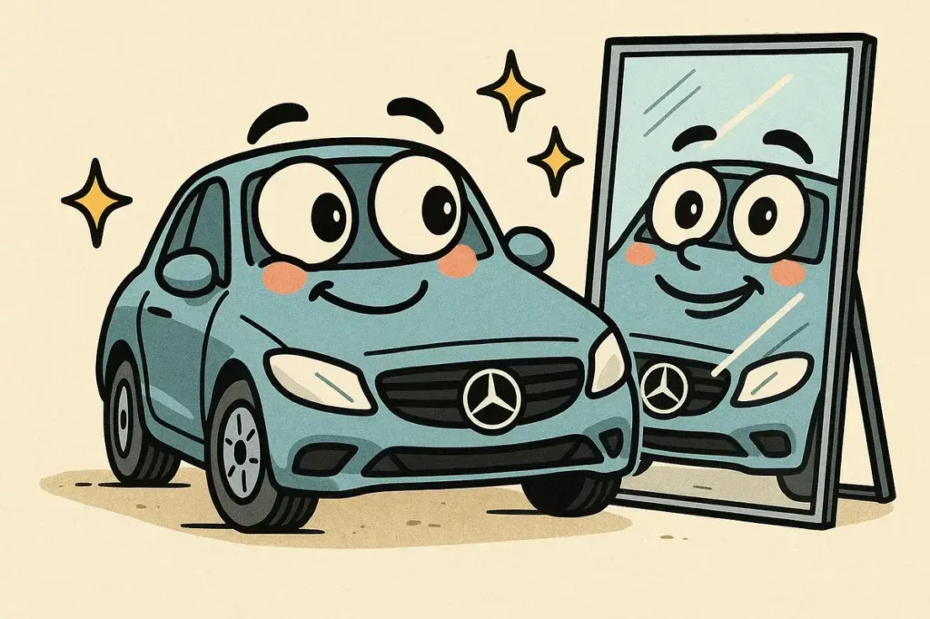 Self-driving? More like self-admiring.