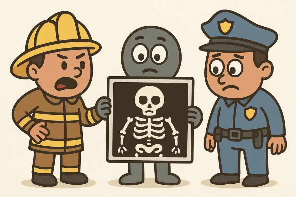 Surprisingly the X-ray showed zero chill inside.