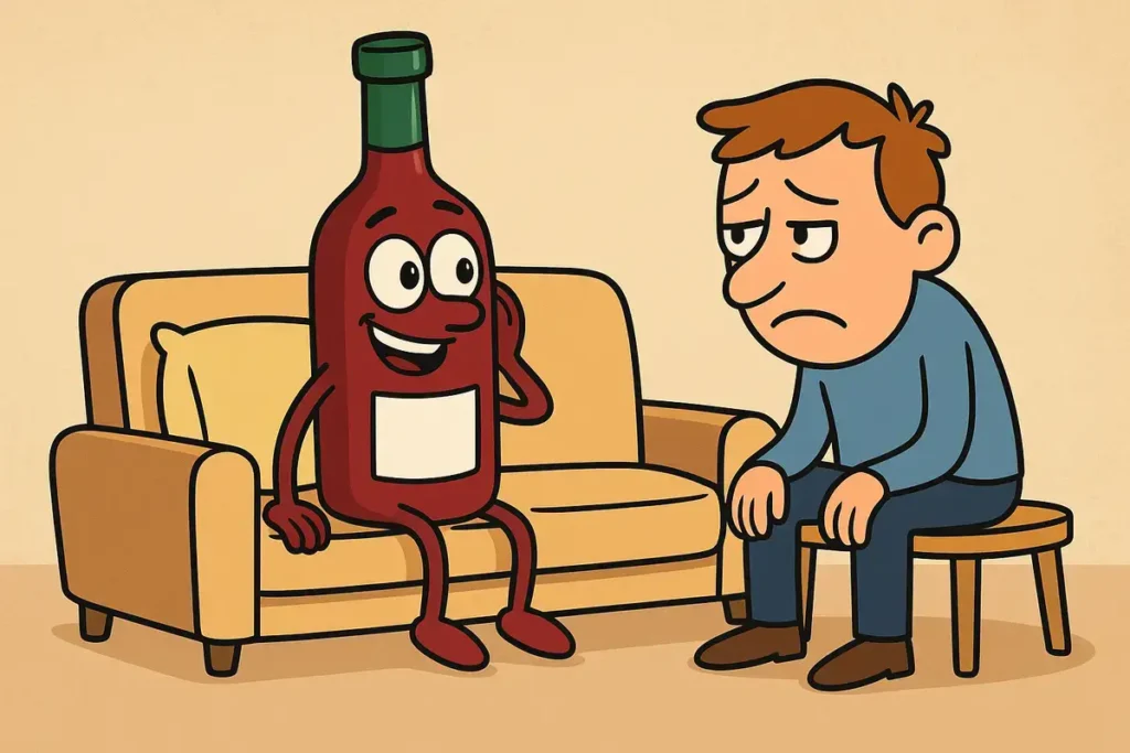The bottle understands me better than people.
