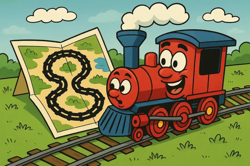 The track map sparks imagination.