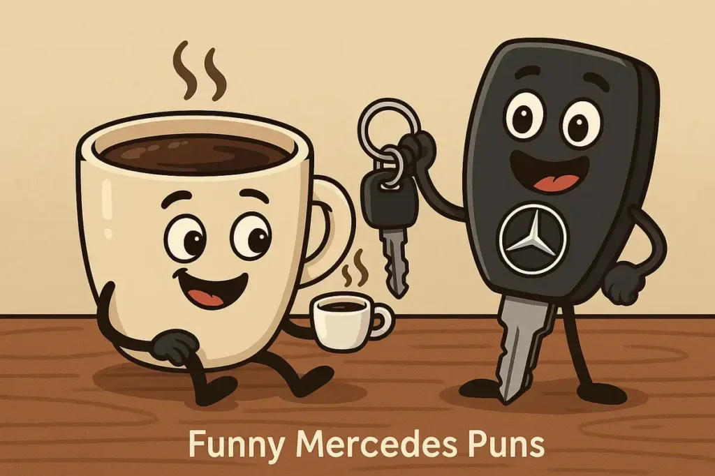 Weekend fuel: coffee and car keys.