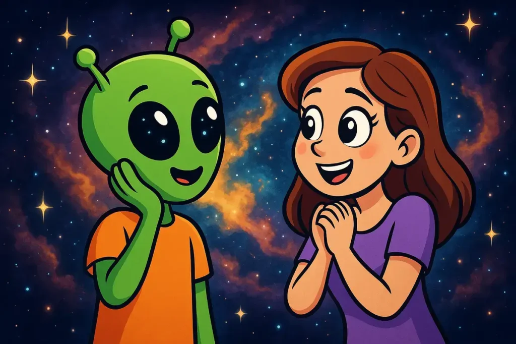 Your eyes shine brighter than any nebula.