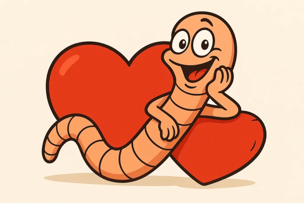 Wriggle your way to hearts today.