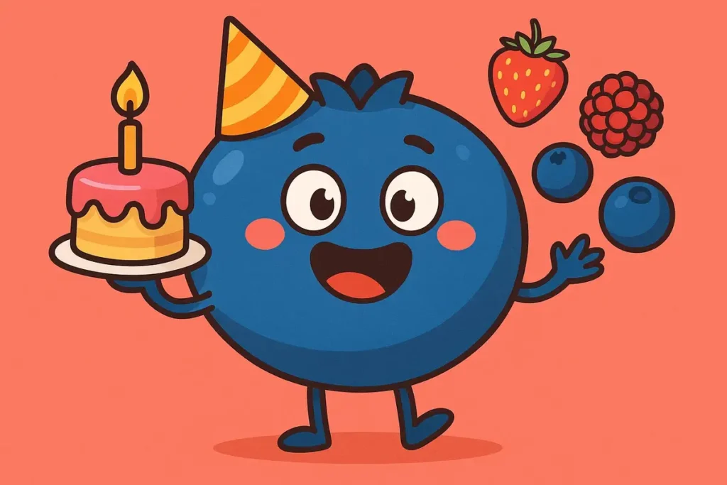 Blueberry Jokes, Quotes and Captions for Birthday Party