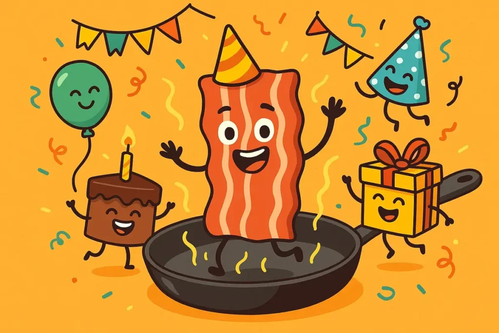 Lamb Bacon Puns and Captions for Birthday Party