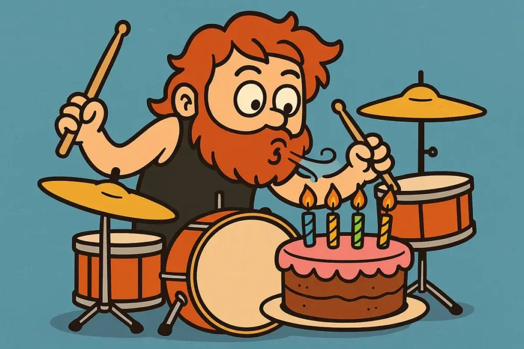 Drummer Jokes & Birthday Party Puns and Captions