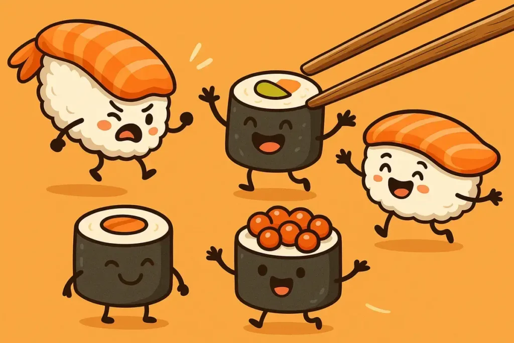 Seaweed enjoy wordplay with each bite.