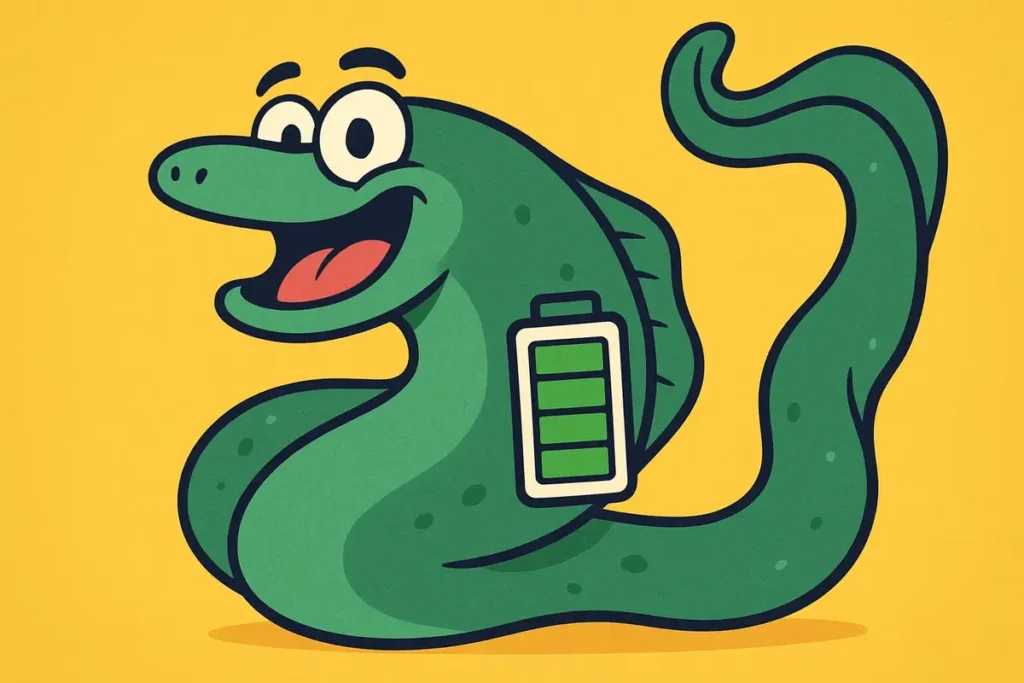 Feeling fully charged like my eeltoday.