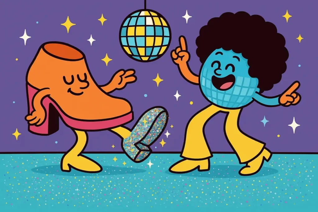 Glitter makes every step magical.