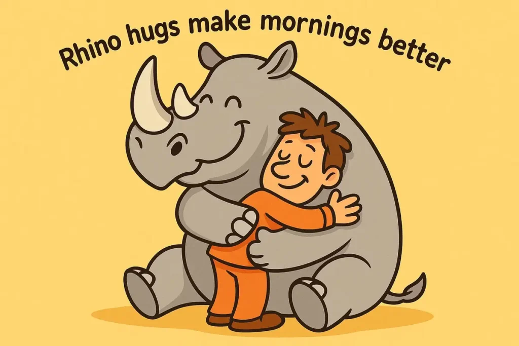 Cute Horny-Rhino Jokes and Puns For Kids