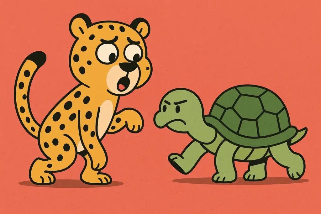 Roar softly, move boldly.