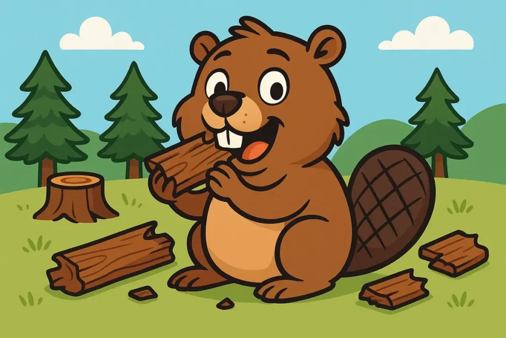 Snack stops always include bark bites.