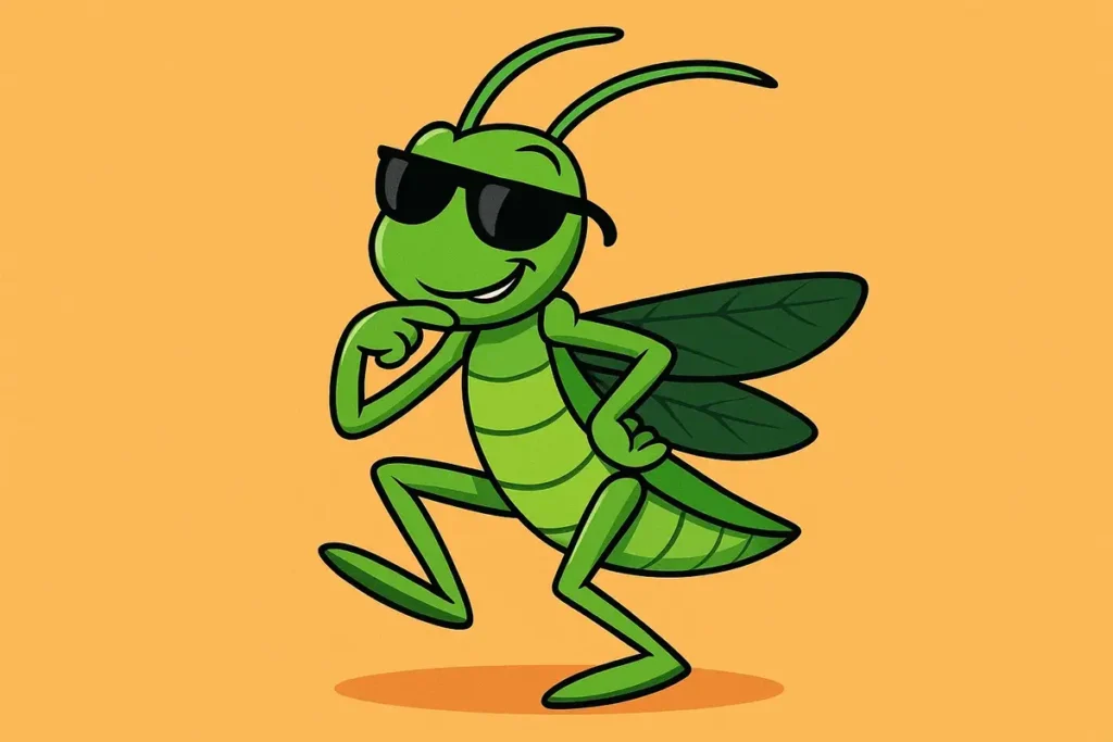 That hopper poses; every picture hops with style.