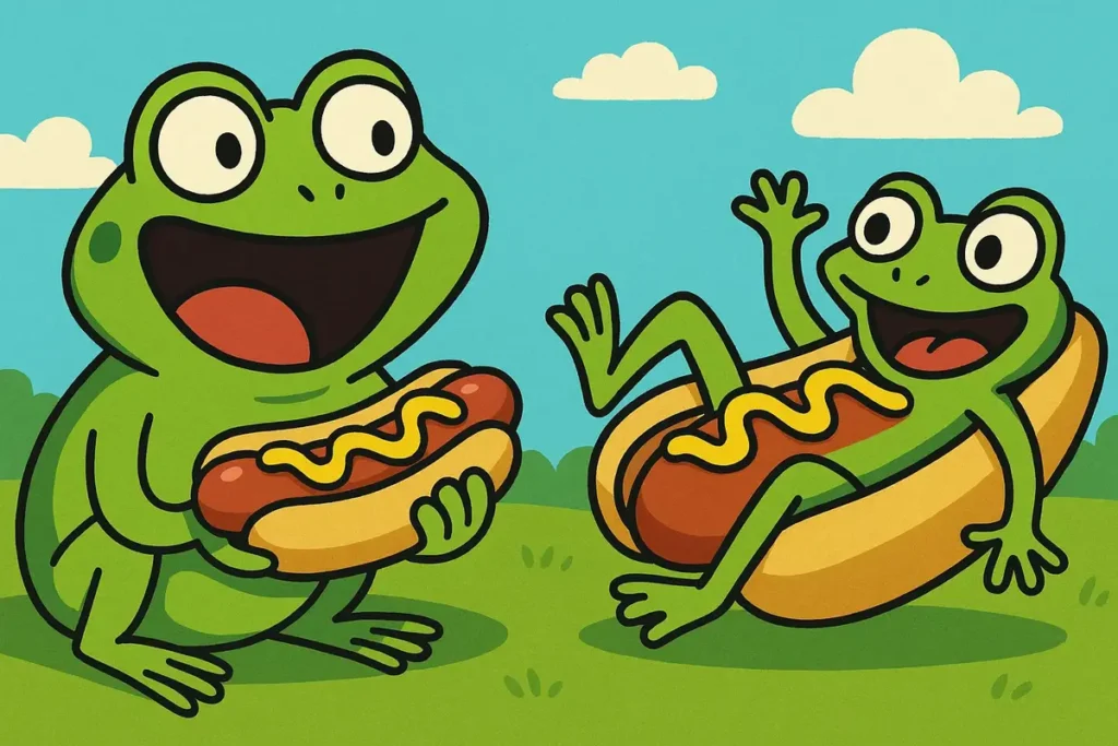 What’s a toad’s favorite meal? Hop dogs.