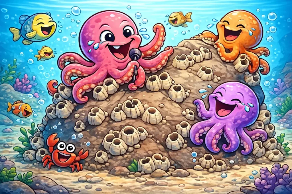 Octo-humor keeps life fun.