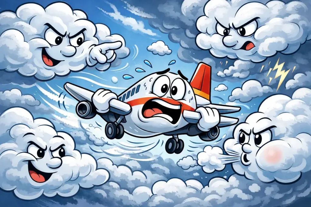 Quick Turbulence & Weather Air Plane Fun